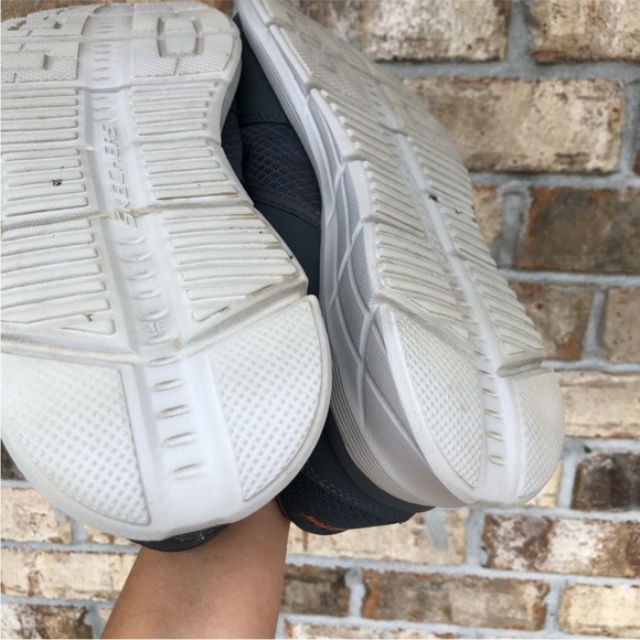 Skechers Men's Gray Charcoal Memory Foam Extra Wide Fit Slip-on Loafer 9.5 - Picture 11 of 13